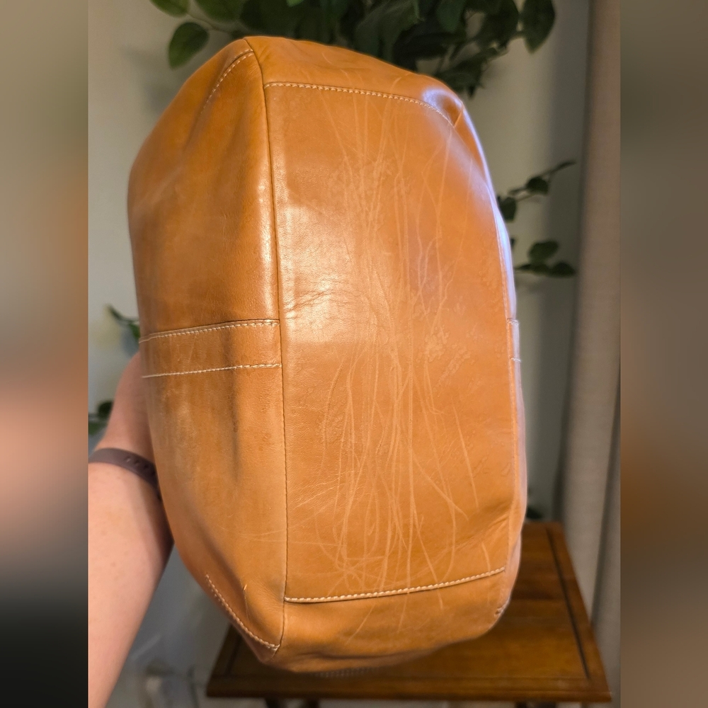 SOLD - - - - Coach Vintage Legacy Ergo XL Burnished Leather Tote Shoulder Bag - Picture 12 of 12